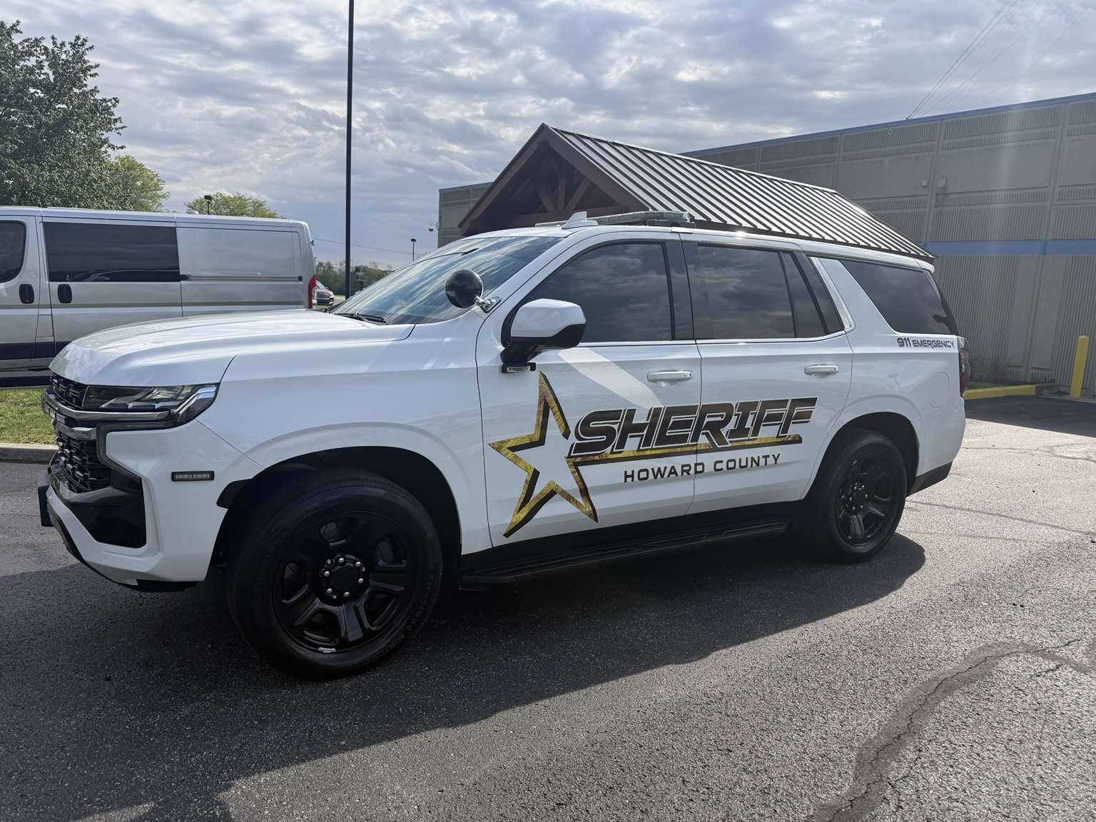 Completed Howard County Sheriff Chevrolet Tahoe public safety vehicle